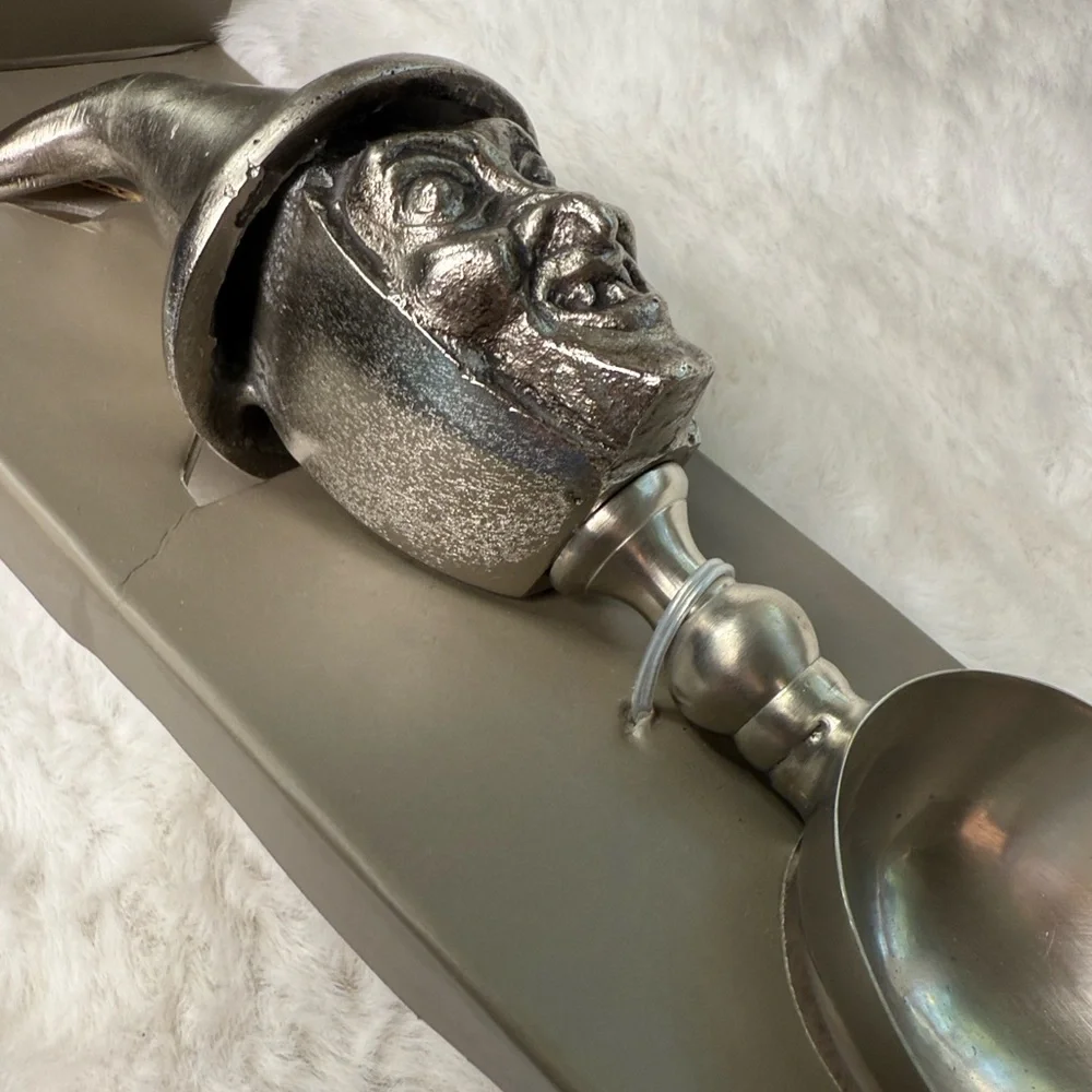 BKP‎ Halloween Witch Metal Ice Scoop Barware Party Entertain Silver India NEW